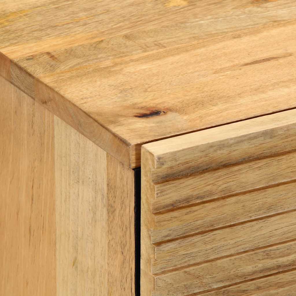Table De Chevet Marron 50X33X60 Cm