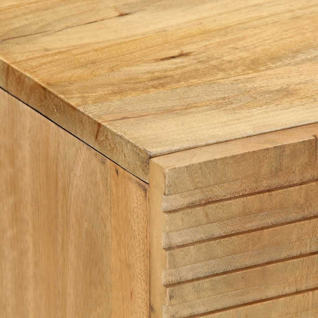 Armoire Lavabo De Salle De Bain Marron Bois Massif De Manguier