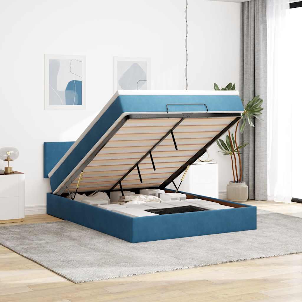 Lit Ottoman Avec Matelas Velours