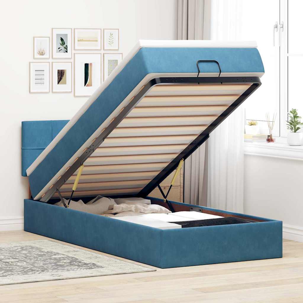 Lit Ottoman Avec Matelas Velours