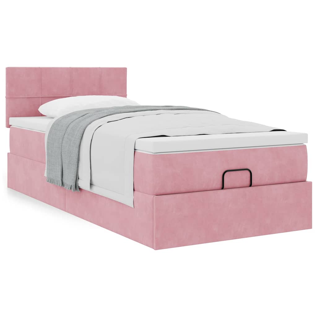Lit Ottoman Avec Matelas Velours