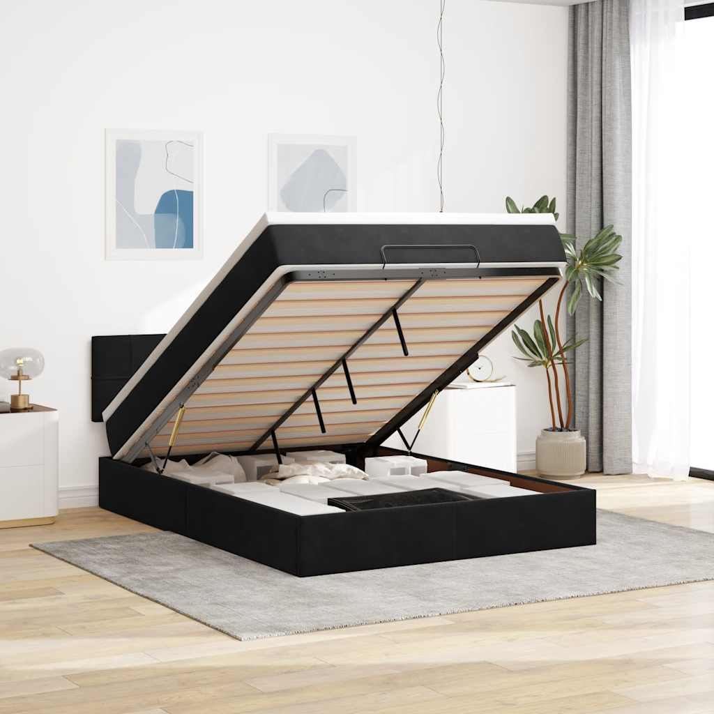 Lit Ottoman Avec Matelas Velours