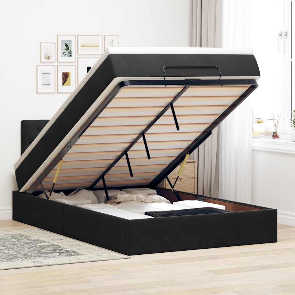 Lit Ottoman Avec Matelas Velours