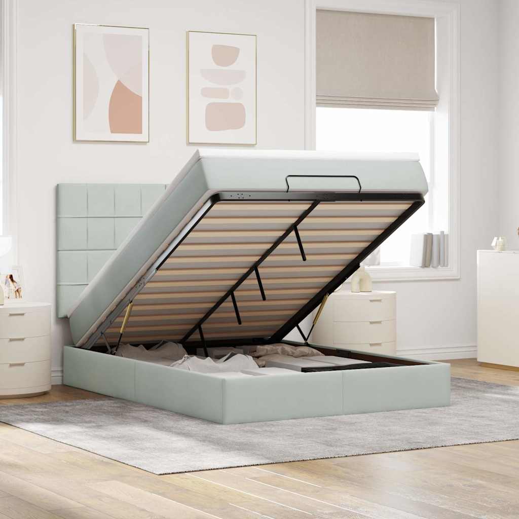 Lit Ottoman Avec Matelas Velours