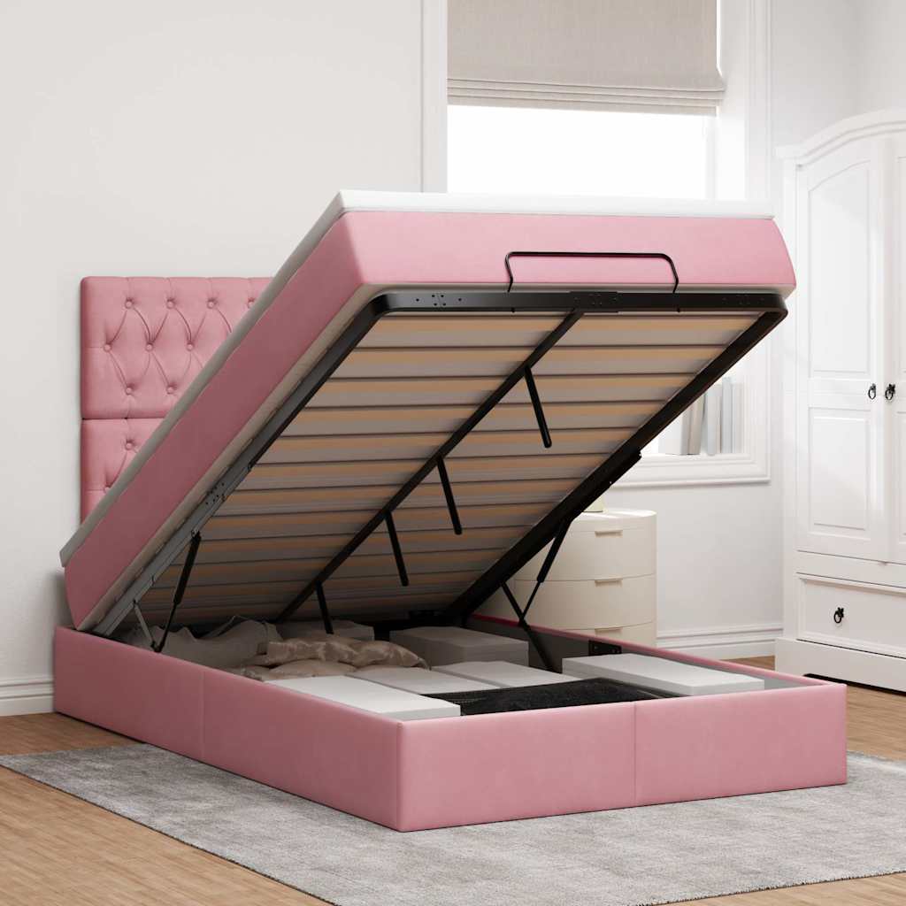 Lit Ottoman Avec Matelas Velours