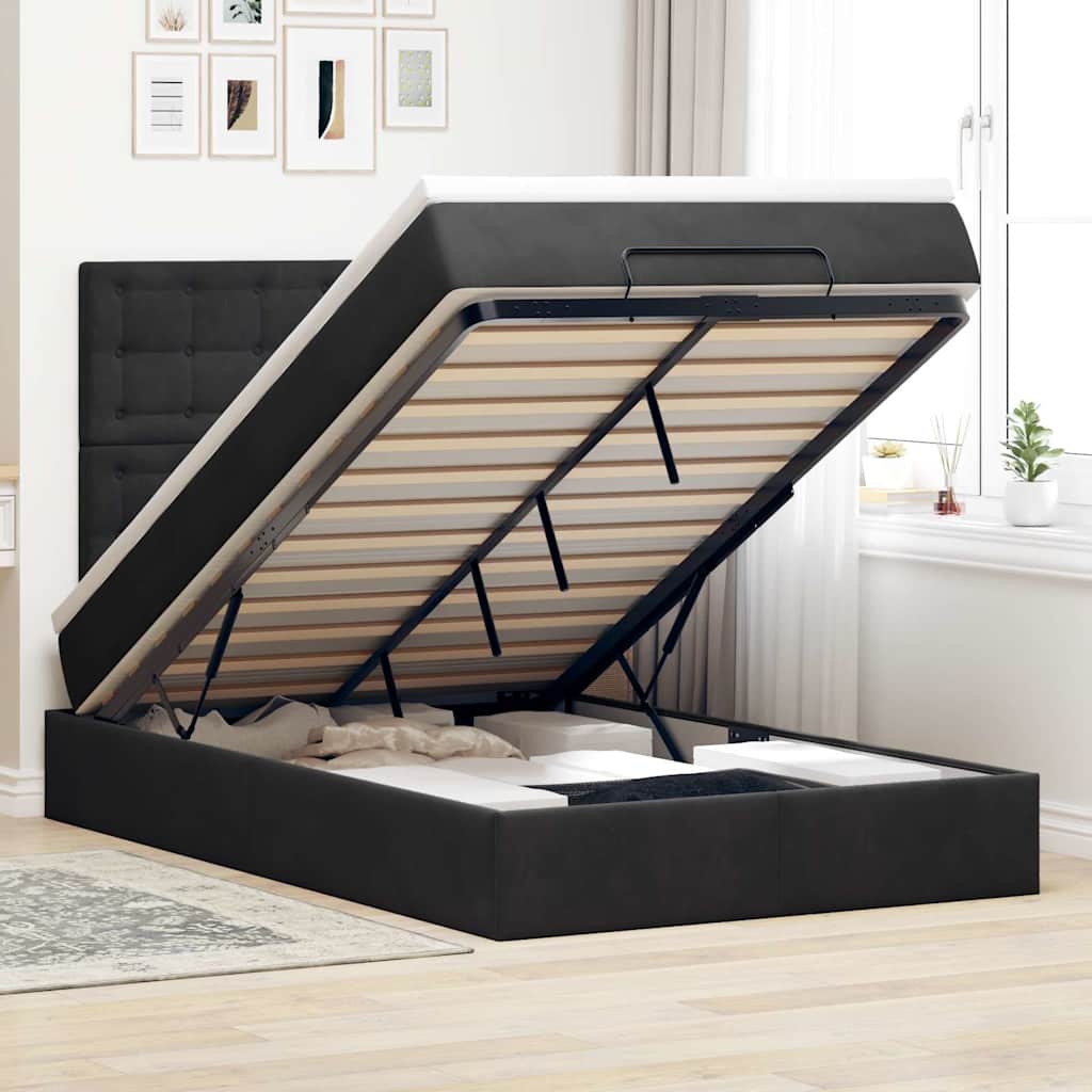 Lit Ottoman Avec Matelas Velours