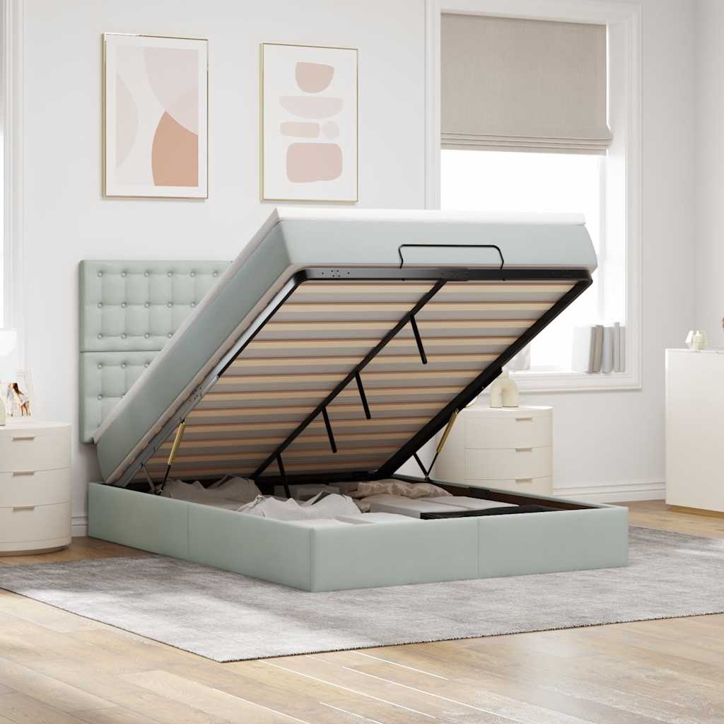 Lit Ottoman Avec Matelas Velours