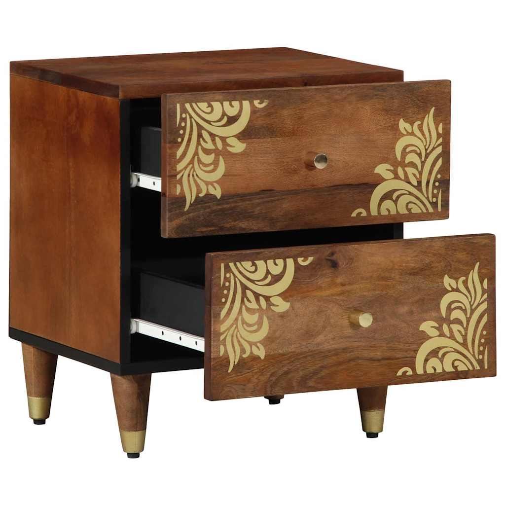Cabinet De Chevet 2 Pièces 40 X 33 X 46 Cm