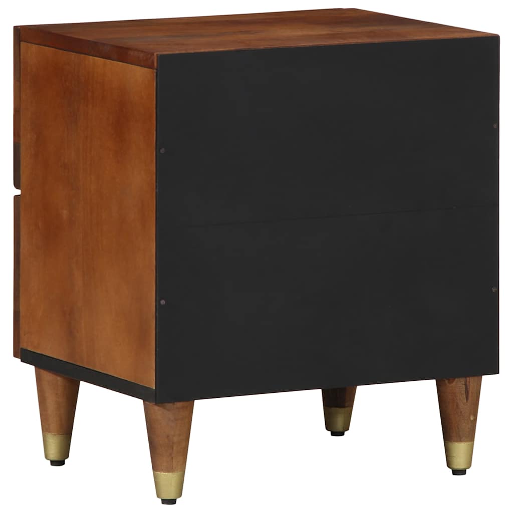 Cabinet De Chevet 2 Pièces 40 X 33 X 46 Cm