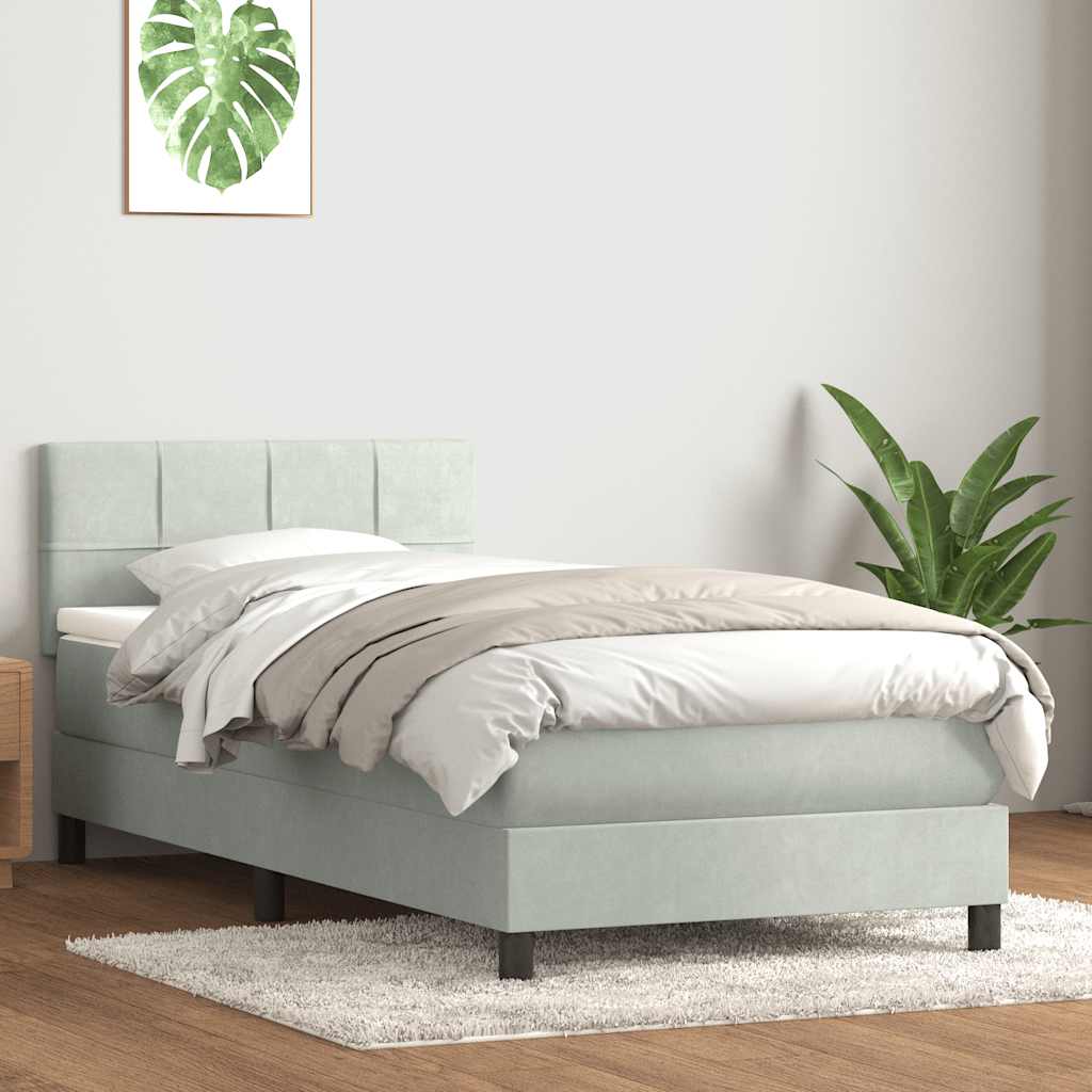 Sommier À Lattes De Lit Et Matelas Velours