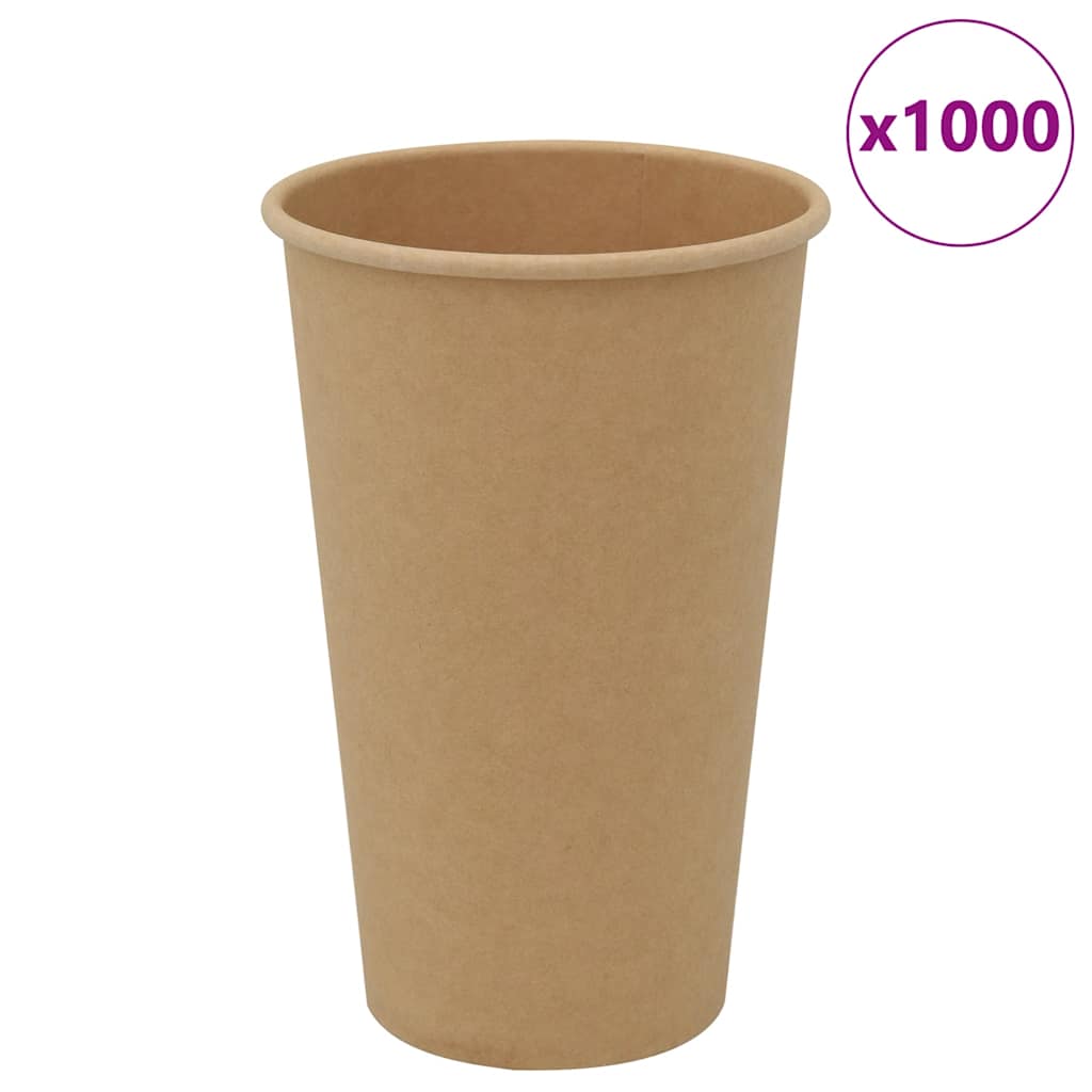 Tasses À Café En Papier 1000 Pcs 4Oz 100Ml Marron