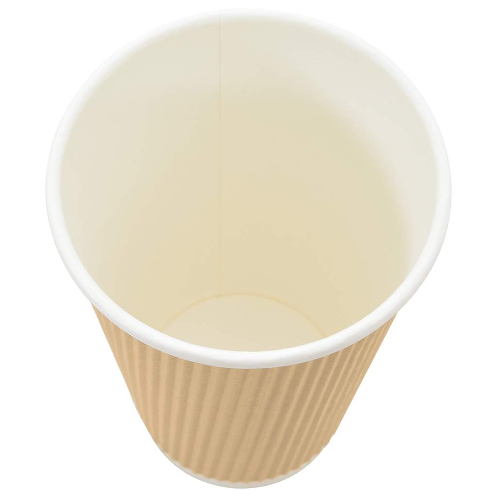 Tasses À Café En Papier 500 Pcs 16Oz 400Ml Marron