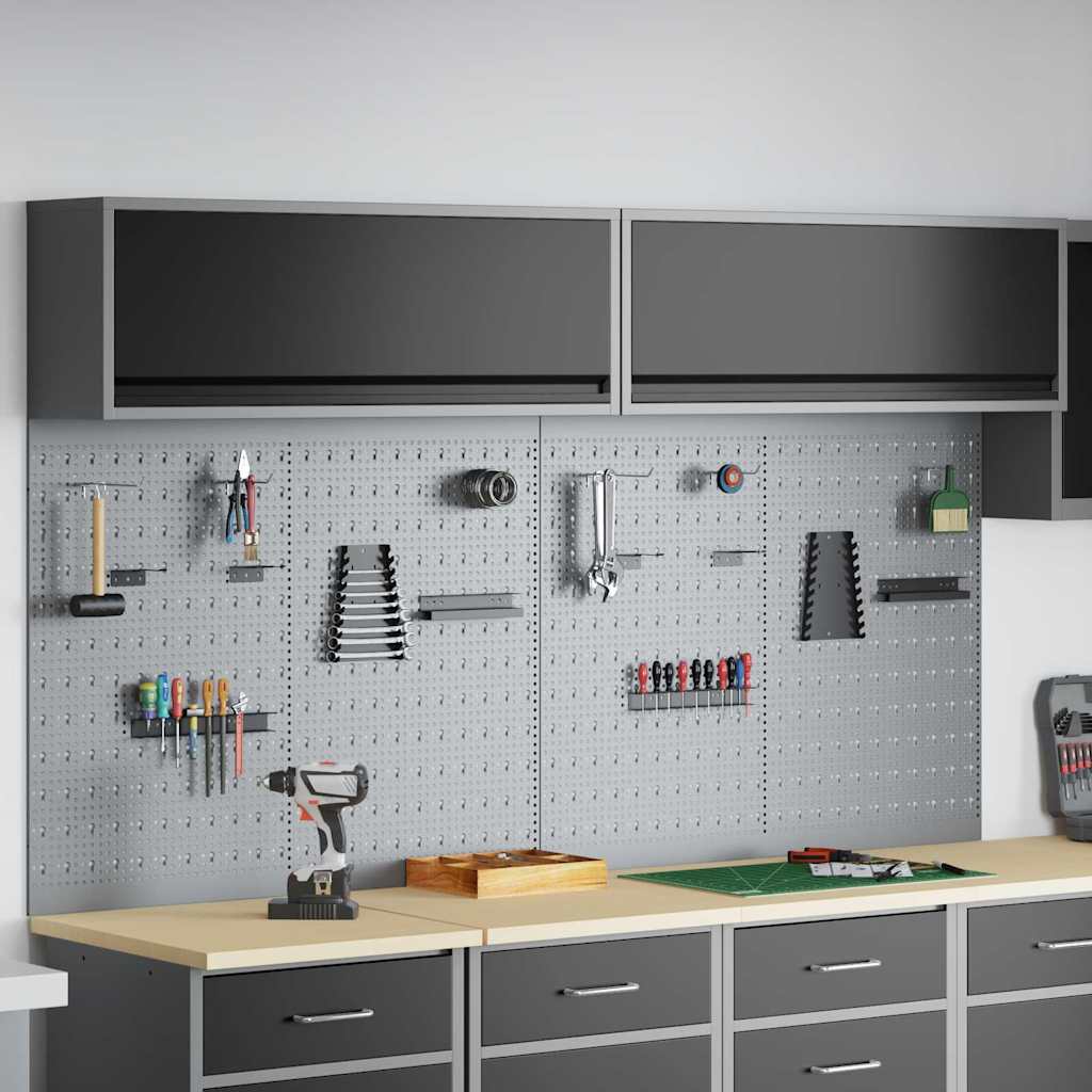Ensemble D'armoires À Outils 4 Pc Acier Enduit De Poudre