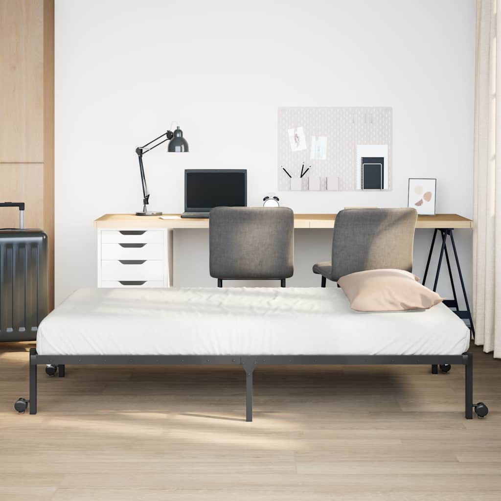 Cadre De Lit Sans Matelas Pliable Acier