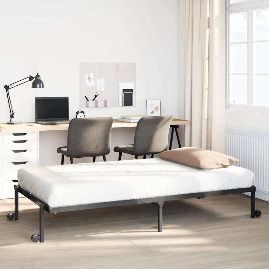 Cadre De Lit Sans Matelas Pliable Acier
