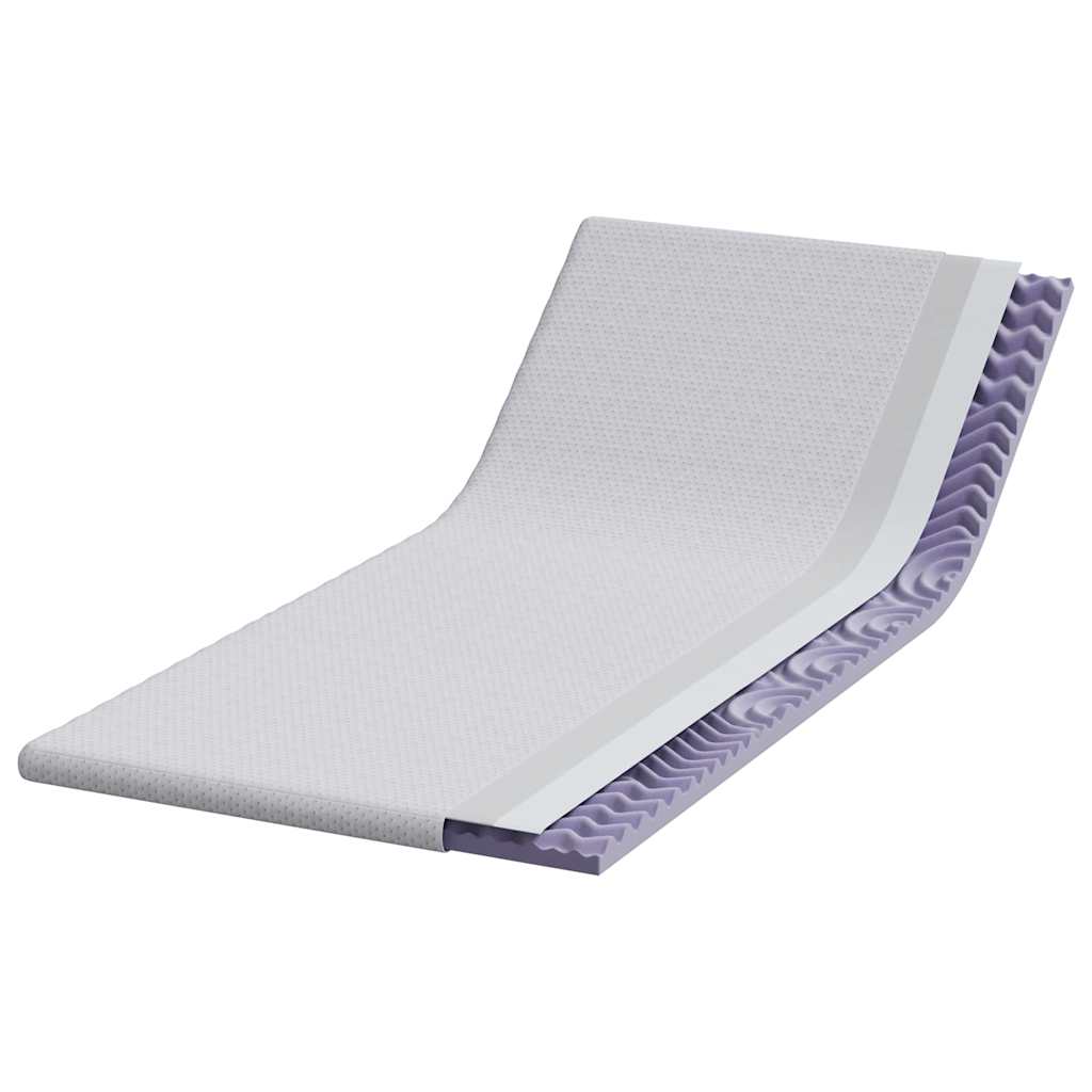 Surmatelas Blanc Tissu Jacquard