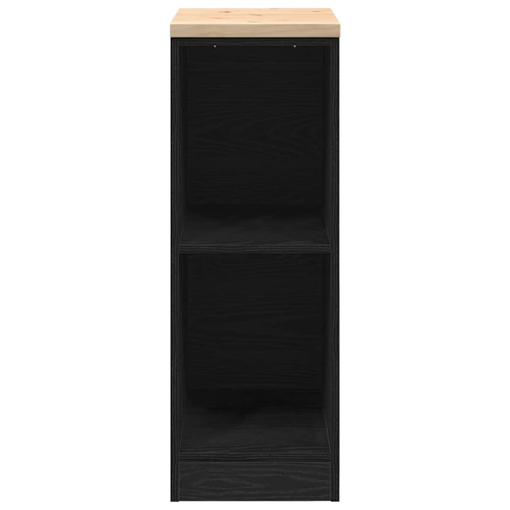 Armoire De Rangement De Garage Bois De Pin Noir