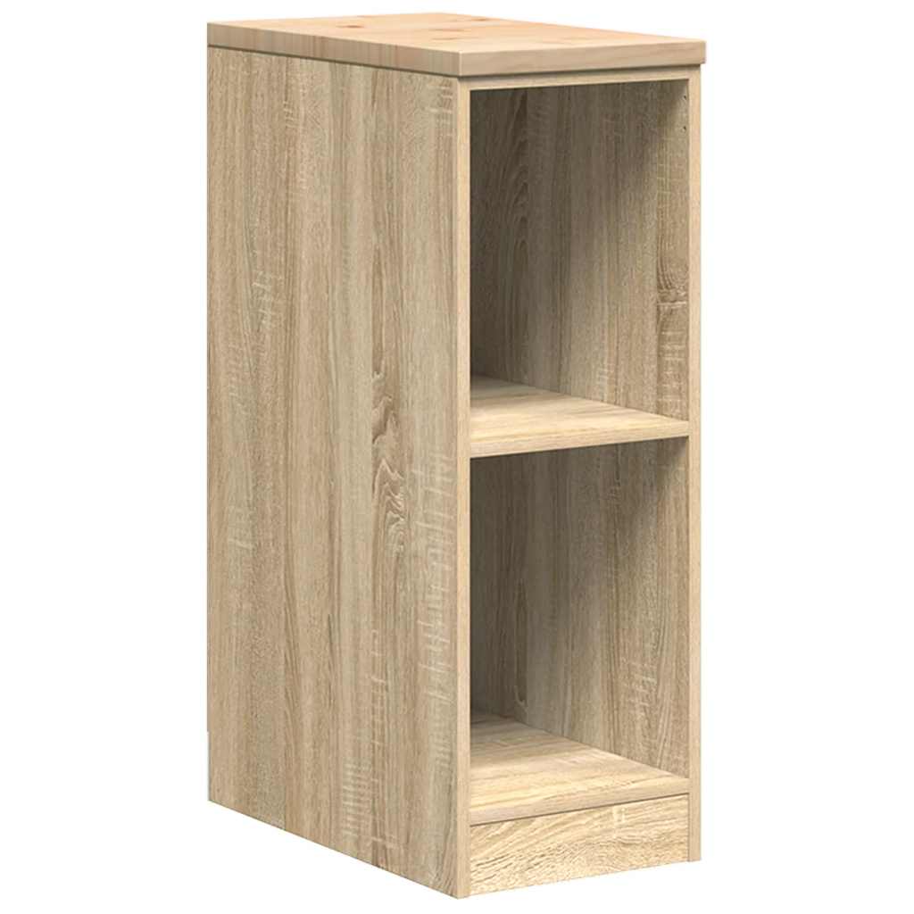Armoire De Rangement De Garage 30X51X85Cm Bois Pin Chêne Sonoma
