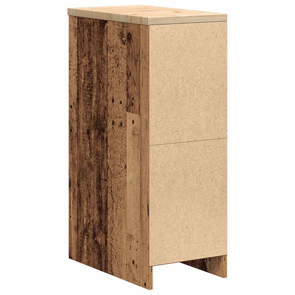 Armoire De Rangement De Garage Bois Pin Vieux Bois