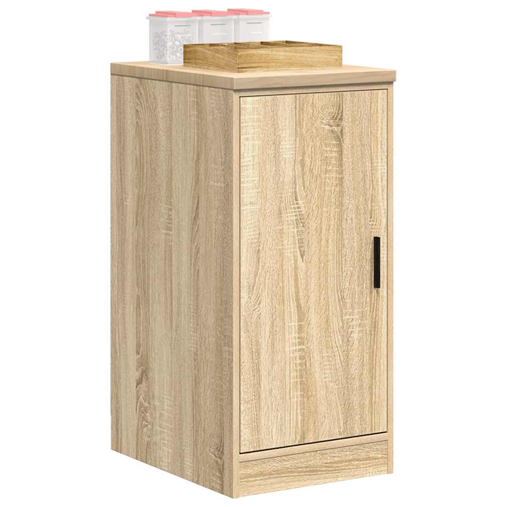 Armoire De Rangement De Garage 30X51X85Cm Bois Pin Chêne Sonoma