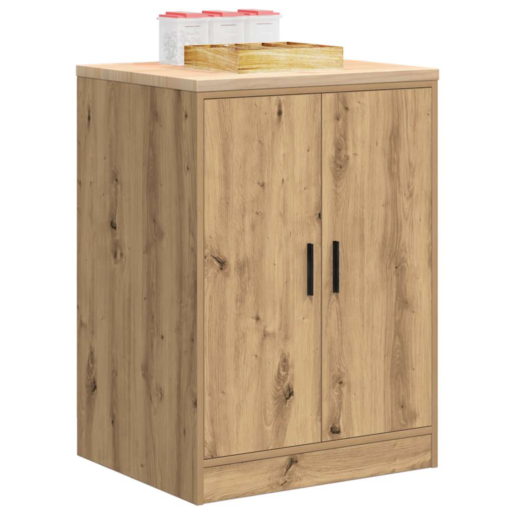 Armoire De Rangement De Garage Bois Pin Massif Chêne Artisanal