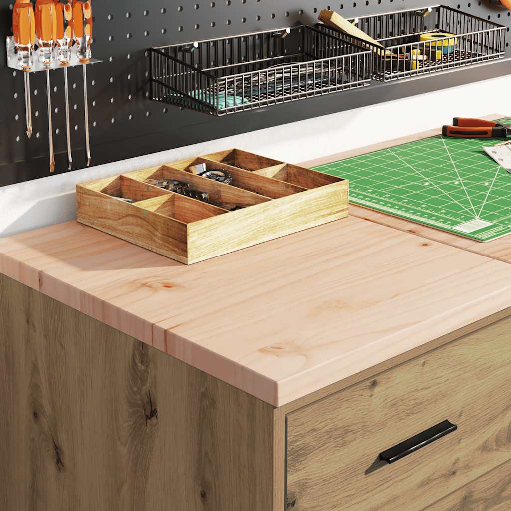 Armoire De Rangement De Garage Bois Pin Massif Chêne Artisanal