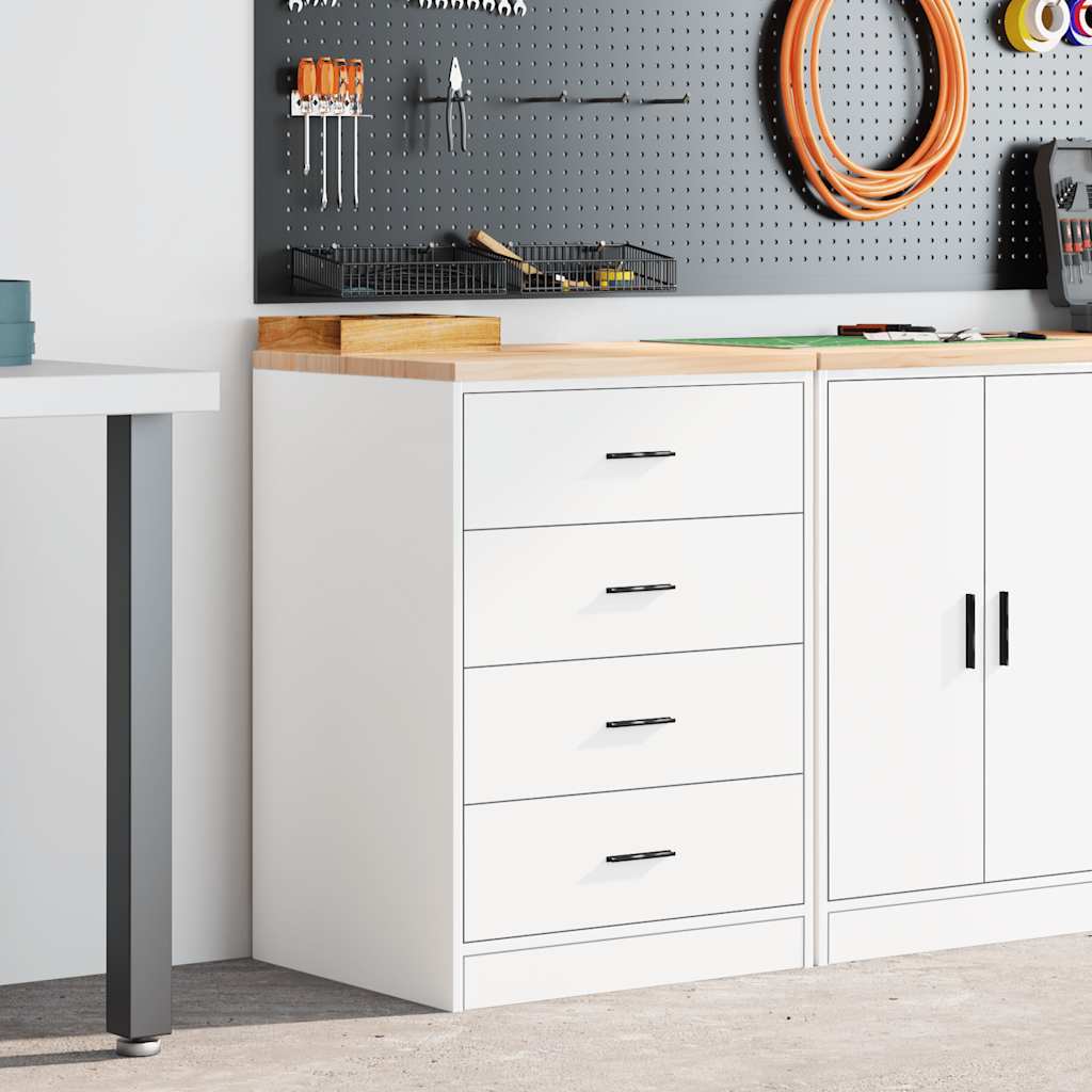 Armoire De Rangement De Garage Bois De Pin Blanc