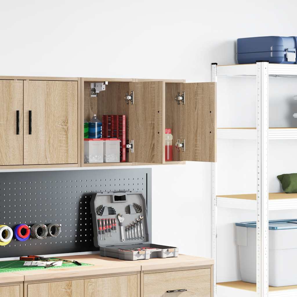 Armoire Murale De Garage Bois D'ingénierie