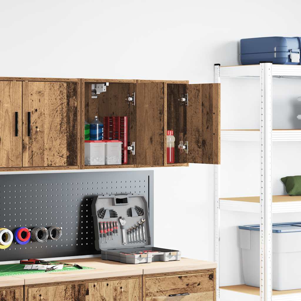 Armoire Murale De Garage Bois D'ingénierie