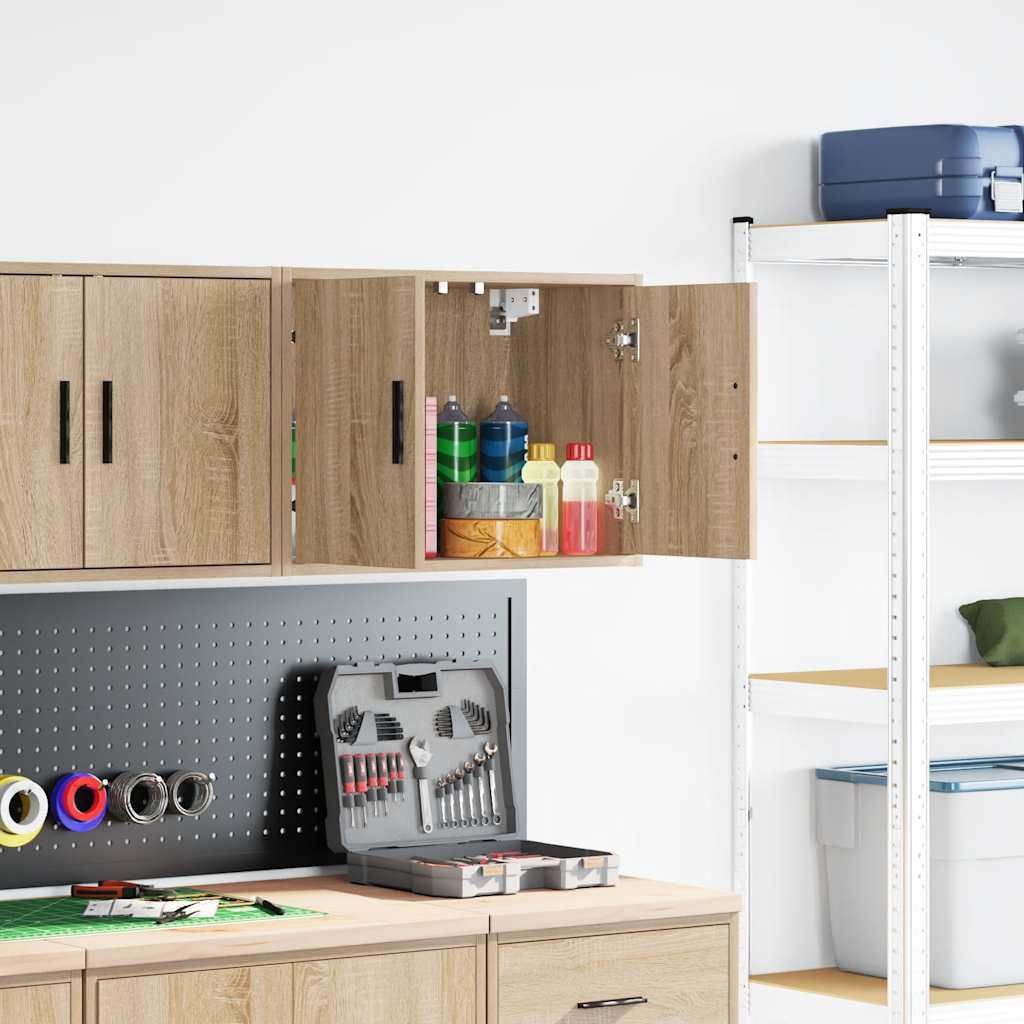 Armoire Murale De Garage Bois D'ingénierie
