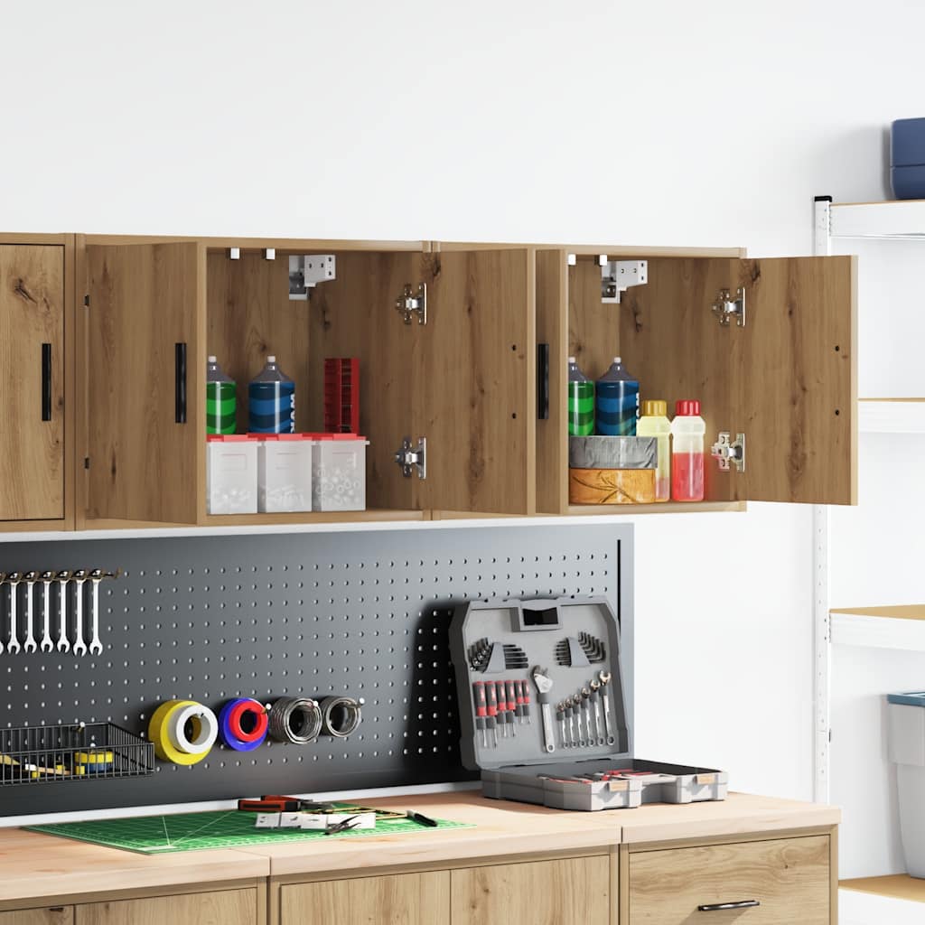 Armoire Murale De Garage Bois D'ingénierie