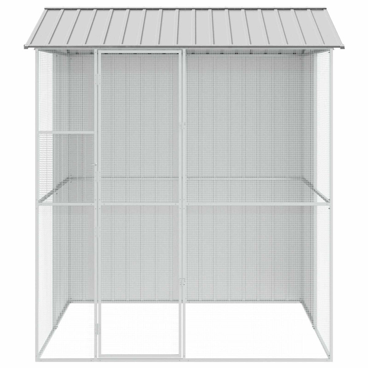 Cage Pour Oiseaux 215 X 210 X 247 Cm Acier Galvanisé