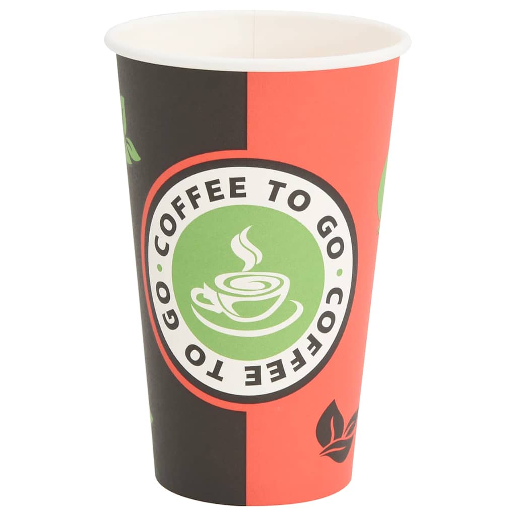 Tasses À Café En Papier Avec Couvercles 1000 Pcs 16Oz 400Ml