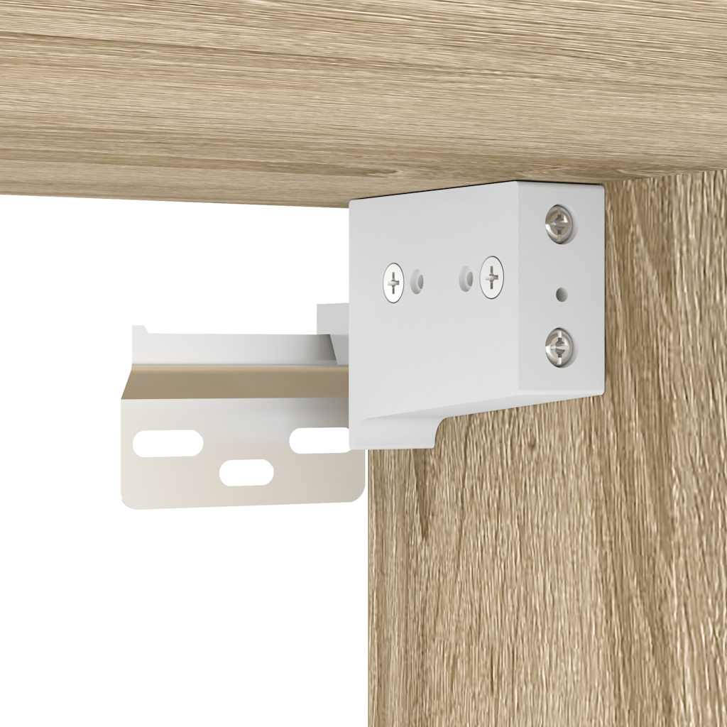 Armoires De Garage 2 Pcs Bois D'ingénierie Chêne Sonoma