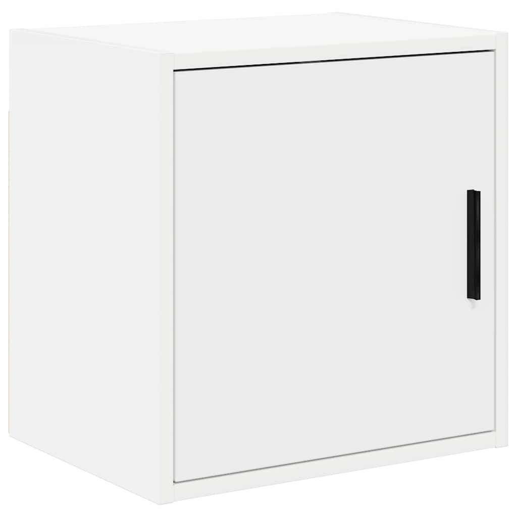 Armoires De Garage 2 Pcs Bois D'ingénierie Blanc