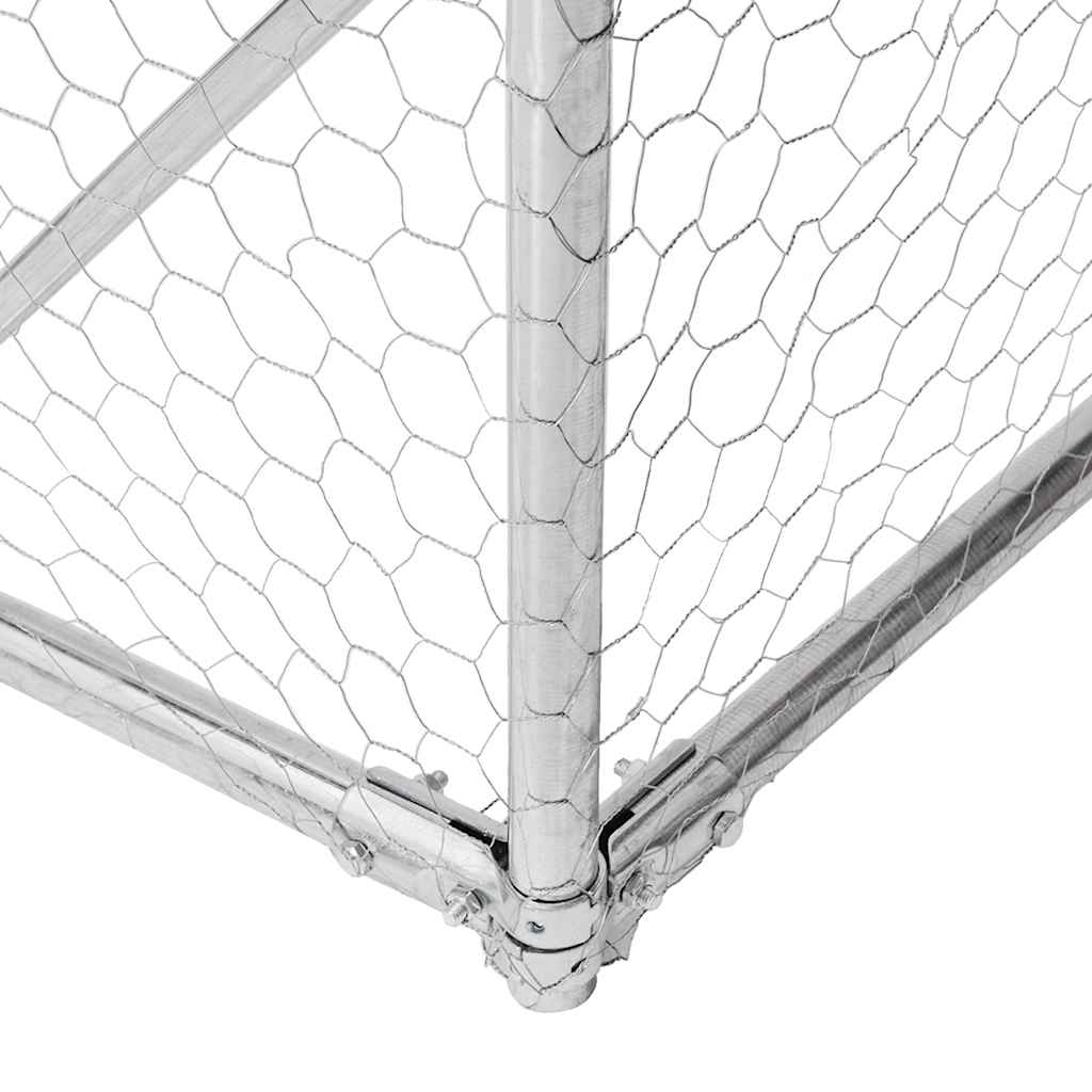 Poulailler 2,5X6X2,25 M Acier Galvanisé