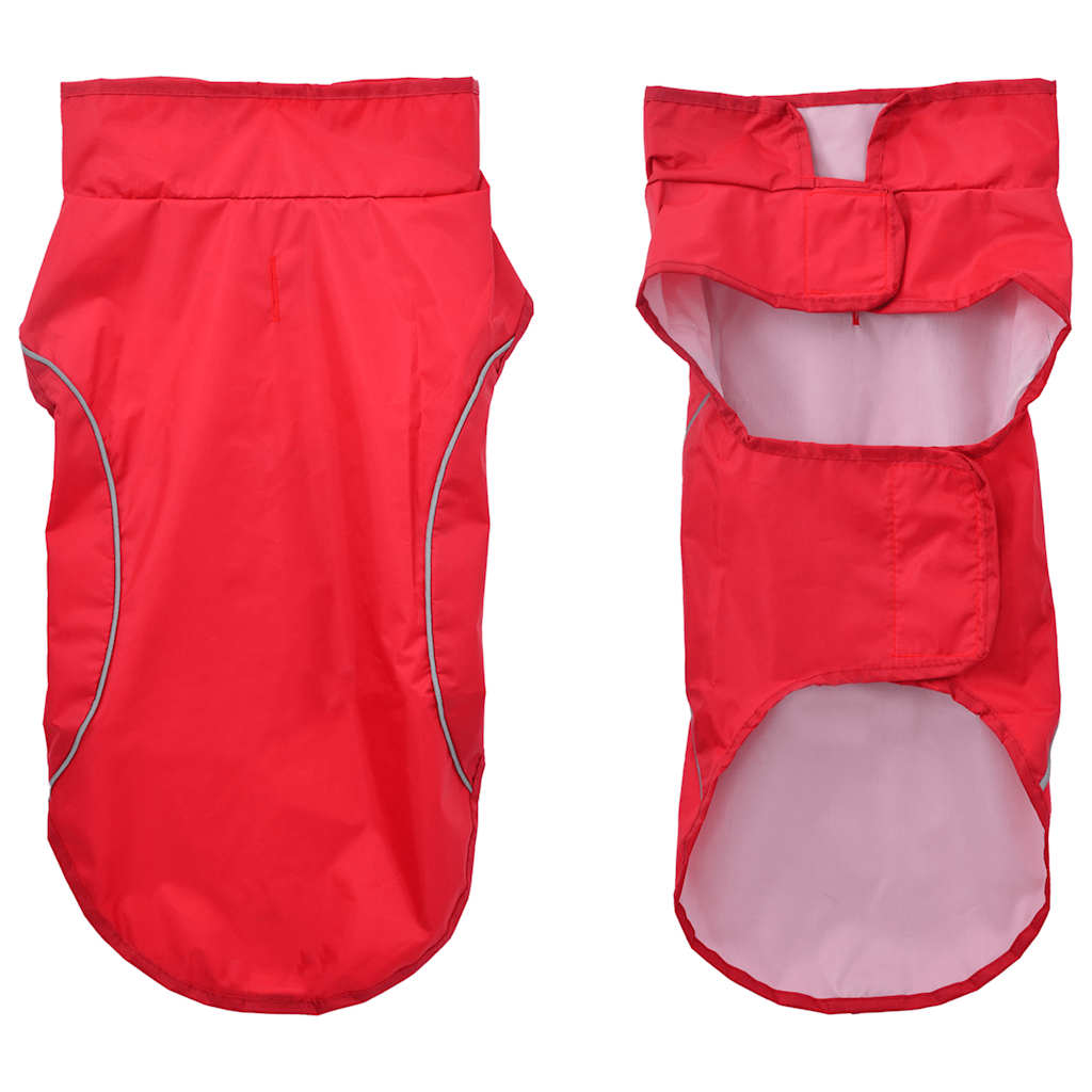 Imperméable Pour Chien Avec Bandes Réfléchissantes Polyester Taille