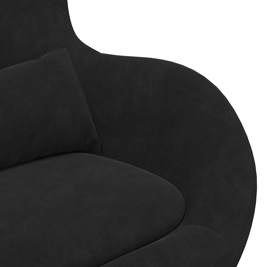 Fauteuil Œuf 63 X 73 X 90 Cm Velours