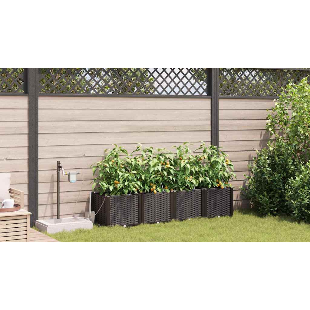 Cache-Pot De Jardin 4 Pc Pp