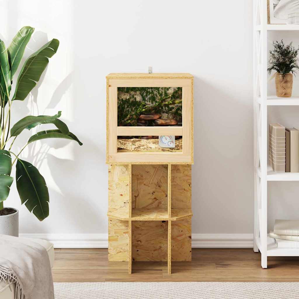 Terrarium Marron 40 X 40 X 90 Cm Osb
