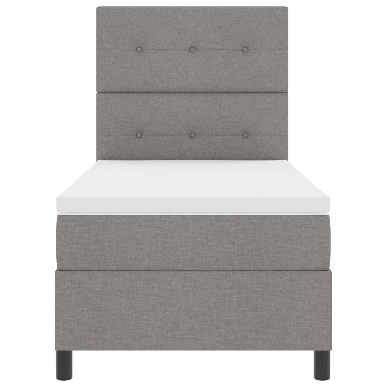 Sommier À Lattes De Lit Et Matelas Et Led 140X200Cm Tissu