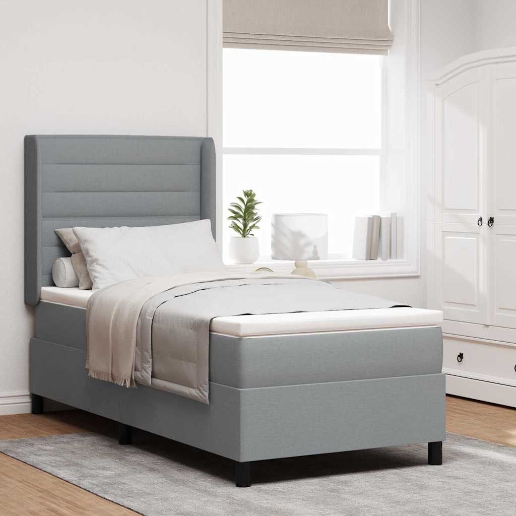 Sommier À Lattes De Lit Matelas Led Tissu