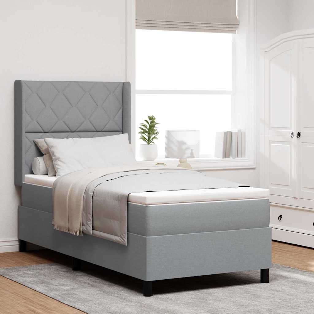 Sommier À Lattes De Lit Matelas Led Tissu