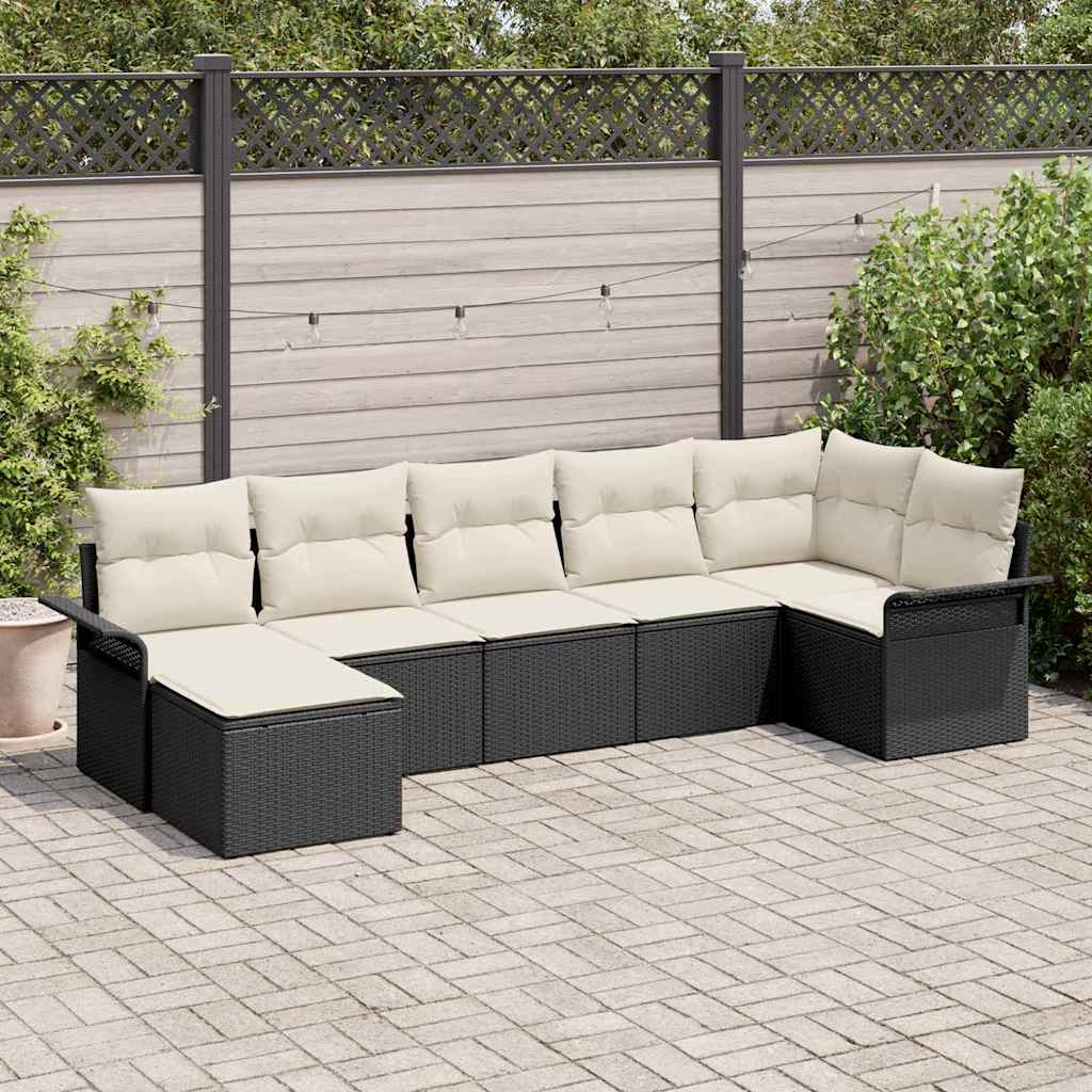 Ensemble De Canapé De Jardin 8 Pc Polyrotin