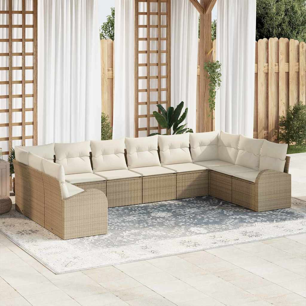 Ensemble De Canapé De Jardin 11 Pc
