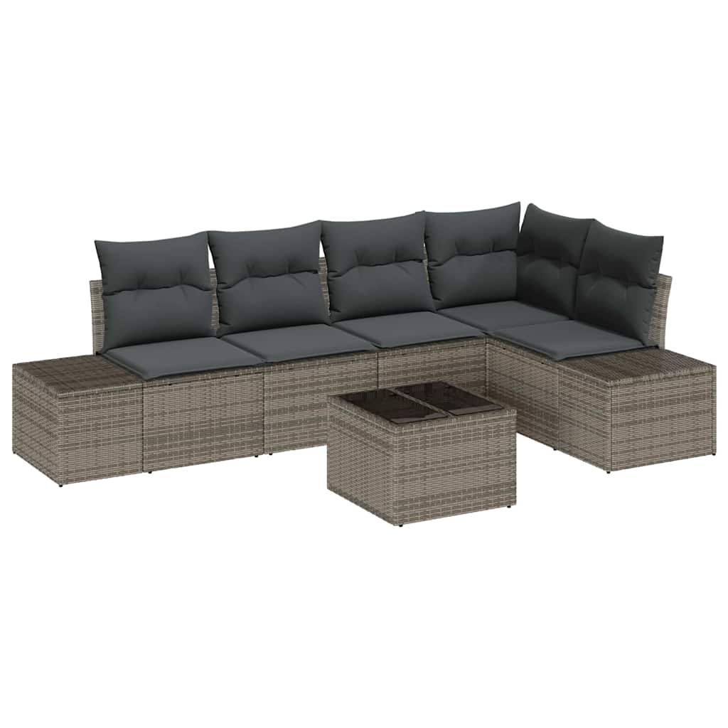 Ensemble De Canapé De Jardin Avec Stockage Clair Polyrotin