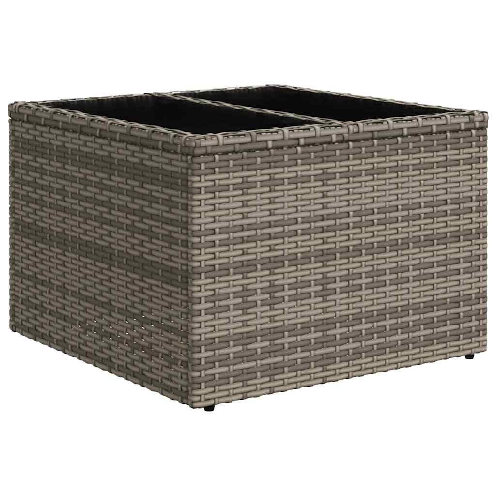 Ensemble De Canapé De Jardin Avec Stockage Clair Polyrotin