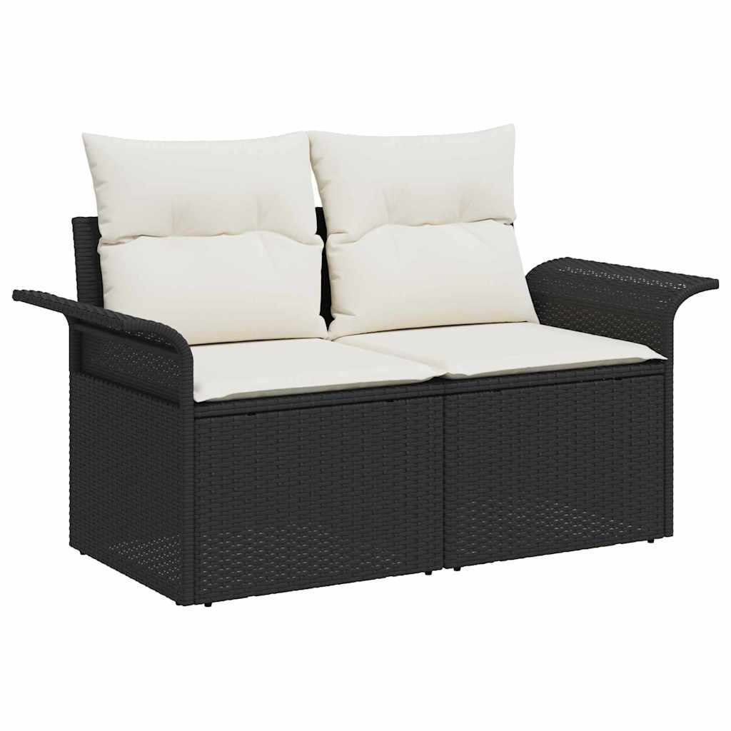 Ensemble De Canapé De Jardin 7 Pc Poly Rotin