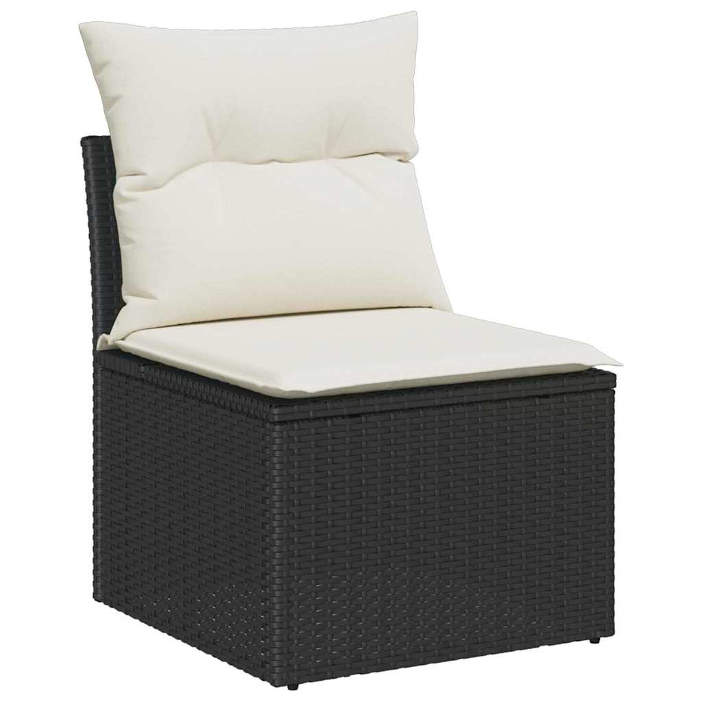 Ensemble De Canapé De Jardin 7 Pc Poly Rotin