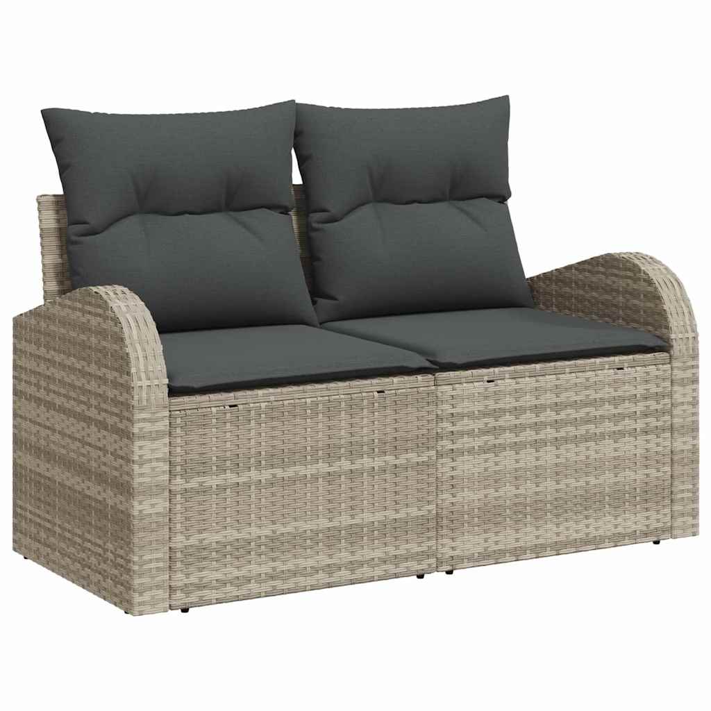 Ensemble De Canapé De Jardin 7 Pc Polyrotin